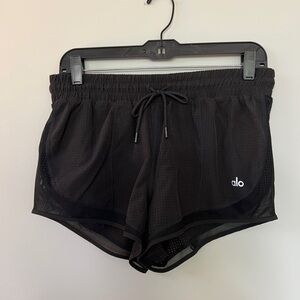 ALO Yoga Women's Athletic Black Shorts